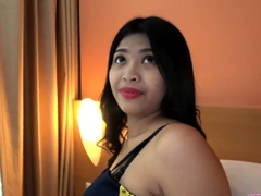 Slender Asian Babe Offers Her Tight Pussy To Horny Guy