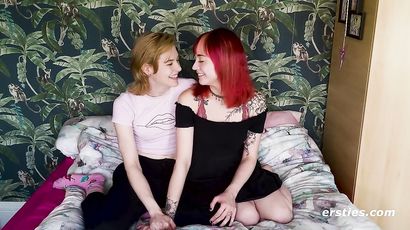 Real Amateur Lesbian Couple Have Intimate Moments Tog   Jade