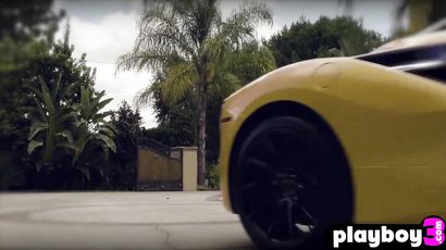 Super Car With Super Arousing Big Knockers Babes