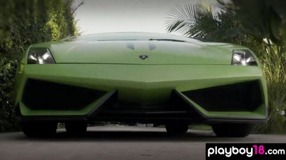 Mom And Her Naked Teenager GFs Washin A Car