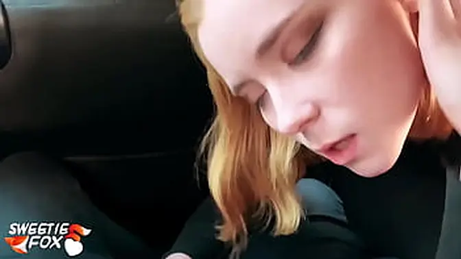 Babe Blowjob Cock And Cum In Mouth In The Car Instead Of Paying For The Fare