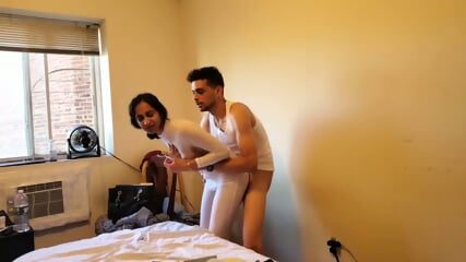 Horny UK Based Desi NRI With Her English Boyfriend Sex Tape