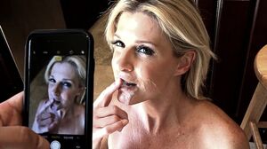 India Summer   Horny Stepmom Welcomes Me Home With Her Mouth & Pussy