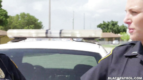 Police Milfs Enforce Black Guy To Fuck