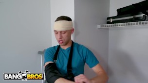 BANGBROS   Busty Mexican Healthcare Worker With Big Ass Hanging Out Her Uniform Goes The Extra Mile For Client