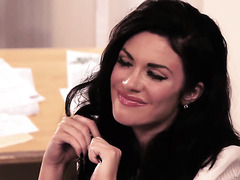 Office Girl Kristina Rose Sucks Big Cock And Gets Her Ass Hole Nailed