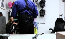 An Officer Having An Office Threesome With Teen Shoplifters
