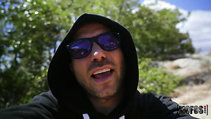 Kinky Nympho Is Picked Up During Hiking And Gets Mouthfucked Outdoors