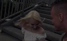 Real Public German Babe Fucked Outdoor