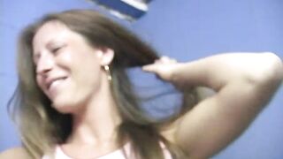 Liza Harper Gets A Messy Public Finish After A Wild Public Hole Play