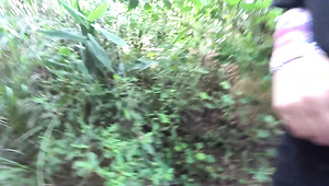 Sexy Stranger Helped Me Finish Brightly In The Forest With Her Gentle Hand.