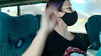 Blowjob And Fucking With Creampie In Public Service Bus