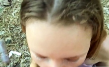 Russian Amateur Babe Has Sex In The Woods