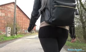 Public Agent   Russian Teen Blonde Hardly Fucked On Wasteland