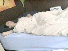 Sleeping Amateur Wakes Up And Toys Her Tight Pussy