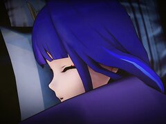 Yae Miko Raiden Sleep