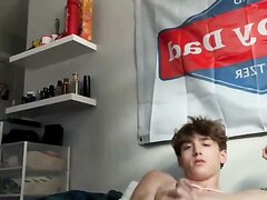 Sexy Young Stud Solo Cum