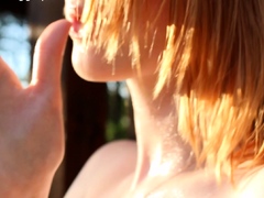 Petite Amateur Redheaded Teen Pisses And Sucks Cock