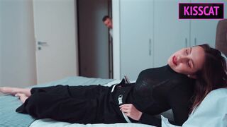 Please, Dont Cum Inside Step Mom! Step Son Came To Step Mother's While Step Father At The Shower