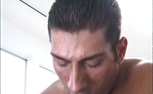 Redhead Nylons Babe Rubs Her Clit Through Her Sexy Stockings