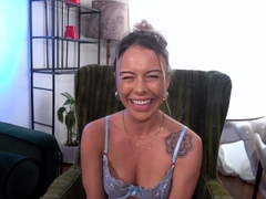 Summer Vixen Enjoys Playing With A Hard Cock