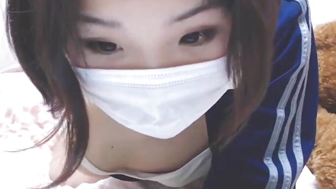 Japanese Cutie Flashes Her Panties On Webcam