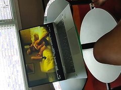 Two Loads In 3 Minutes  Watching Wife Play