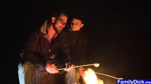 Twink And His Pop Sleep Naked Together