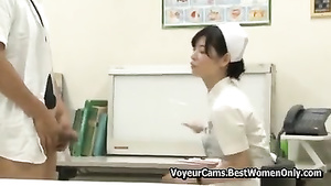 Japanese Asian Nurse Making Out Care Her Pacients Voyeur