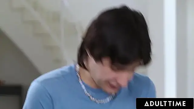 ADULT TIME   PAWG MILF London River Catches Pervert Stepson Jerking To Her Ass On New Exercise Bike