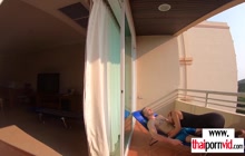 Skinny Amateur Redhead Thai Teen Cherry Fucked By A Big White Cock