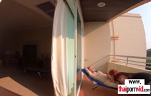 Skinny Amateur Redhead Thai Teen Cherry Fucked By A Big White Cock