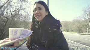 Public Agent Asian Alina Crystall Humped In Abandoned Building