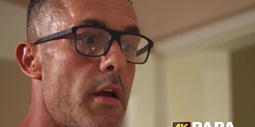 Seductive Babe Britney Dutch Cheating With Her Partner By Sucking A DILFs Shaft