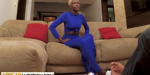 Ebony Wannabe Model From Africa Did Amazing On Her First Casting