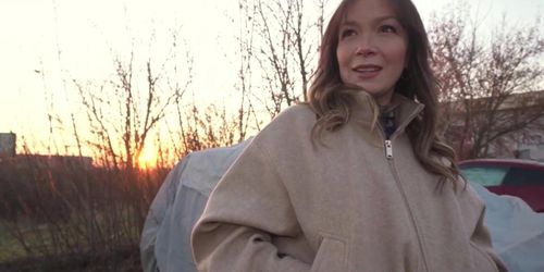 Sexy Paola Guerra Devours My Cock Outdoors After My Cash Offer