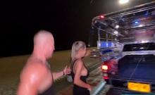 Huge Boobs Blonde Asian Girl Picked Up