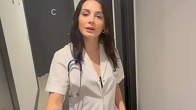 Horny Nurse Cures Patient’s Cock With A Great Blowjob   Almendra Gala