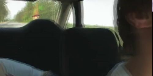 Threesome In The Car