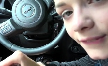 Horny Elsa Jean Sucks And Gets Dicked In Car   Pov