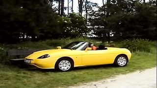 Lydia Pirelli   Double Penetration  And The Yellow Car