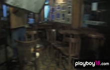 Big Boobed Pianist Jaime Edmondson In Fishnet Stocking Teasing On The Piano