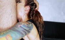 Oiled Up Milf Jerk Off A Big Cock Takes Load On Ass