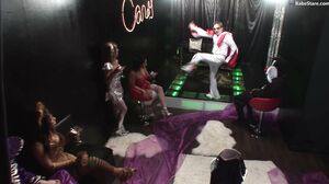 Babe Stare   People In Costumes Have An Orgy Filled With Ass Eating And Facial Cumshots