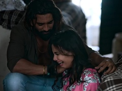 Indian Pair Celebrating Their Anniversary Inside Bedroom