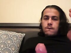 French Man With Long Hair Jerks Off 02
