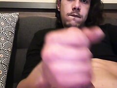 French Man With Long Hair Jerks Off 01