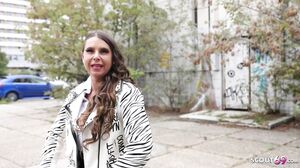 GERMAN SCOUT   German Big Bouncing Boobs Mature Sexy Susi Pickup For Hard Fuck