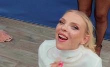 Sexy Amateur Blonde Blowjob Amp Cumshot Hd