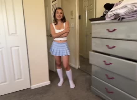 Sexy Teen Violet Gems Blows And Takes Solid Pecker